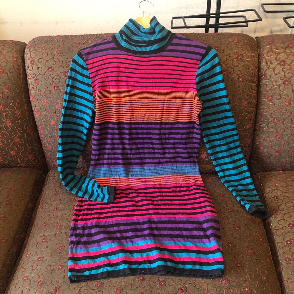 Turtleneck Sweater Dress